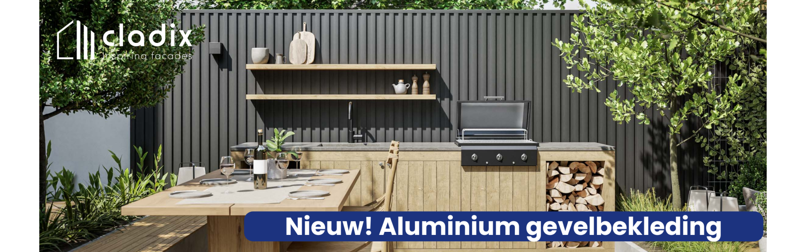 Nieuw: Cladix aluminium gevelbekleding – luxe zwart gevelsysteem